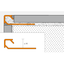Schluter QUADEC-AE 2,5m 10mm alu mat