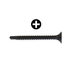 Gipsplaatschroef met boorpunt 3,5x25mm (500 stuks)