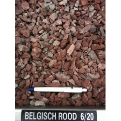 GRAVIER BELGISCH ROOD 6/20 - 500kg