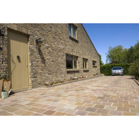 Kandla Ochre 20x20x 3-5cm (per stuk)